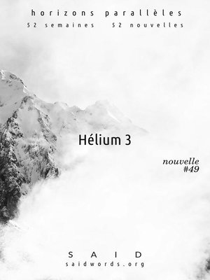 cover image of Hélium 3